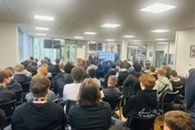 Students attending the Belfour workshop